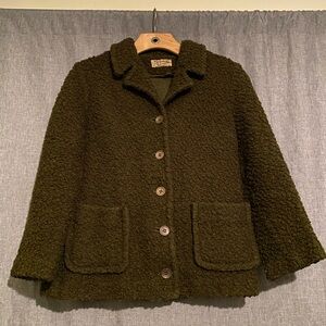 Olive Teddy Jacket